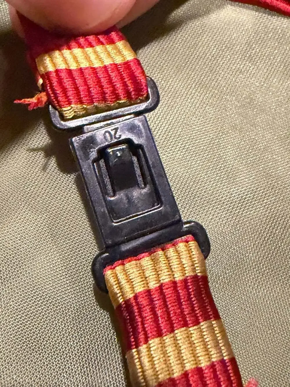 BYHTTKIGM Light-Up Magic Cosplay Necktie Red and Gold Striped Costume Tie